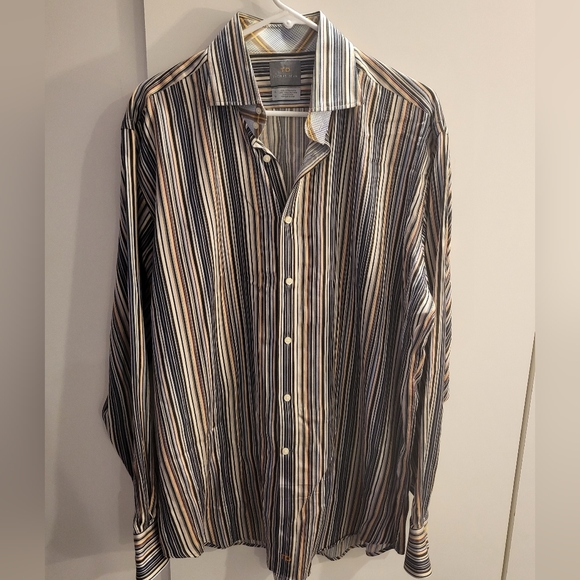 Thomas Dean Mens Multicolor XL Shirt - Picture 1 of 4